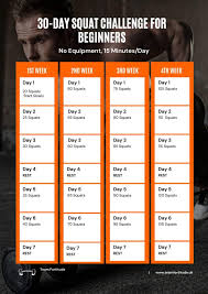 30 day squat challenge for beginners
