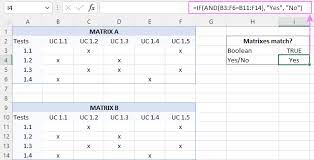 excel if match formula check if two or