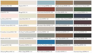 French Country Color Schemes Behr Paints Chip Color