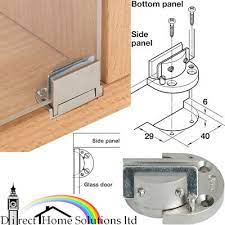 2 X Hafele Unsprung Glass Door Inset