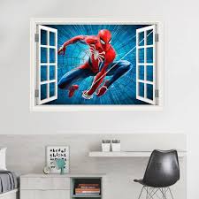 Spider Man Fake Window Sticker