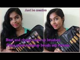 review puna makeup brush set