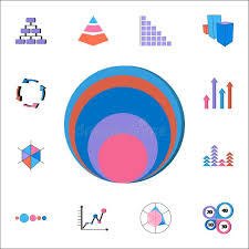 Bubble Chart Icon Detailed Set Of Charts Diagramms Icons