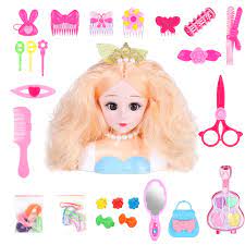 25 piece kids hairdressing makeup dolls non toxic innovative toys size small a04