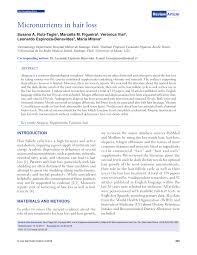 pdf micronutrients in hair loss