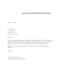 job applicant rejection letter 10
