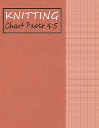 Knitting Chart Paper 4 5 Blank Graph Notebook Ratio 4 5