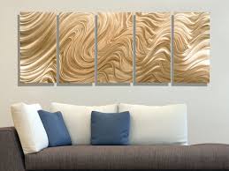 Large Metal Wall Art Abstract Painting
