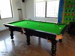 solid wooden indian pool table in good