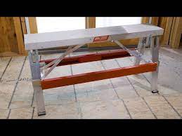 Wal Board Tools Aluminum Folding Bench