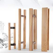 Modern Natural Wood Frame Door Handle