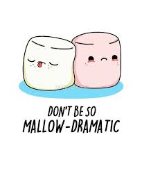 I don't know about you but olive funny food puns. Mallow Dramatic Food Pun Sticker By Punnybone In 2020 Funny Food Puns Food Puns Cute Jokes