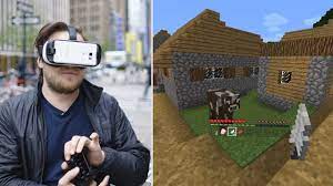 What Minecraft is like on Gear VR - YouTube