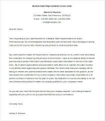Medical Representative Cover Letter Pohlazeniduse