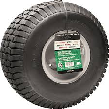 mtd 20x8 tractor tire on hub in the