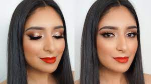 client makeup tutorial rose gold eyes