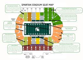 Judgmental Seating Chart Of Spartan Stadium