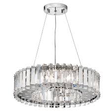 Target/home/home decor/lamps & lighting/kichler : Kl Crstskye8 Crystal Skye Ip44 8 Light Chandelier Pendant In Chrome