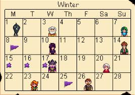 Calendar Stardew Valley Wiki