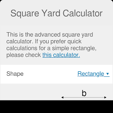 square yard calculator find your