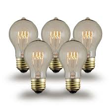 Details About A19 Clear Vintage Filament Edison Light Bulb E26 Medium Base 25 Watt