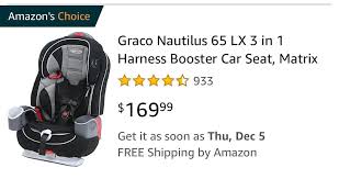 Nautilus Car Seat Booster Seat