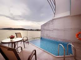 This luxury resort on the shores of port dickson will be a surefire pleaser with your loved one! Sea View Premium Pool Villa Overwater Private Pool Lexis Hibiscus Pd
