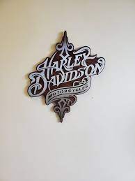 Harley Davidson Metal Art Tribute Bar