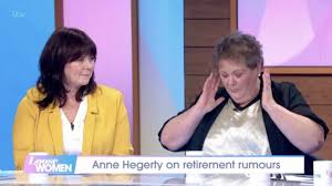 Anne hegerty is an english television personality, who is now 60 years old. Anne Hegerty Reveals Incredible Transformation Following I M A Celebrity Weight Loss As She Discusses Retirement On Loose Women Ok Magazine
