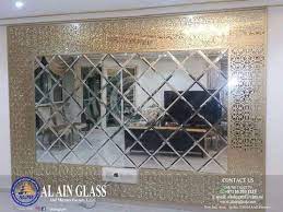 Glass Rose Gold Mirror Wall Mirror