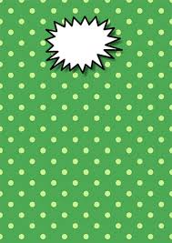 Green Polka Dot Printable Binder Cover Template Free