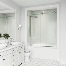 Frameless Glass Sliding Bathtub Door