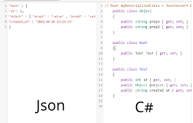 convert json to c cles