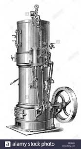 Vertical Boiler Steam Engine Piston Heat Engine The Contained