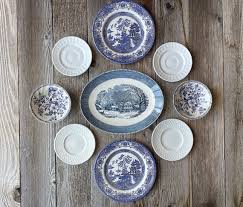 Instant Wall Plate Collection Of Blue