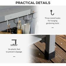 Outsunny Potting Bench Table Includes