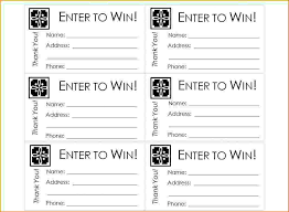 3 Printable Raffle Ticket Template Teknoswitch