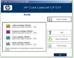 Drivers and software for printer hp color laserjet cp1215 were viewed 42983 times and downloaded 849 times. Cp1215 Toolbox Non Functional Hp Support Community 4101578