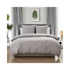 solid color duvet cover french style