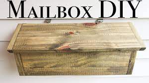 diy wooden mailbox how to make a