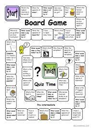 board game quiz tim english esl