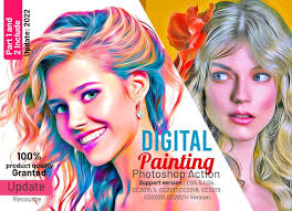 digital painting photo action