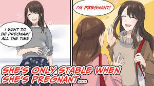 The girl who can only maintain her mental well-being by being pregnant... [ Manga dub] - YouTube