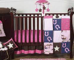 Western Horse Cowgirl Baby Bedding
