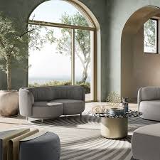 Deep Upholstered Sofa By Natuzzi Italia