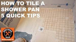 how to tile a shower pan quick tips