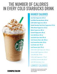 calories in starbucks cold drinks 9