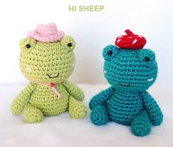 10 free amigurumi frog crochet patterns