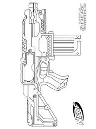 Nerf gun coloring page from misc. Kids N Fun Com 9 Coloring Pages Of Nerf Blasters