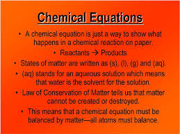 chemical equations stoichiometry